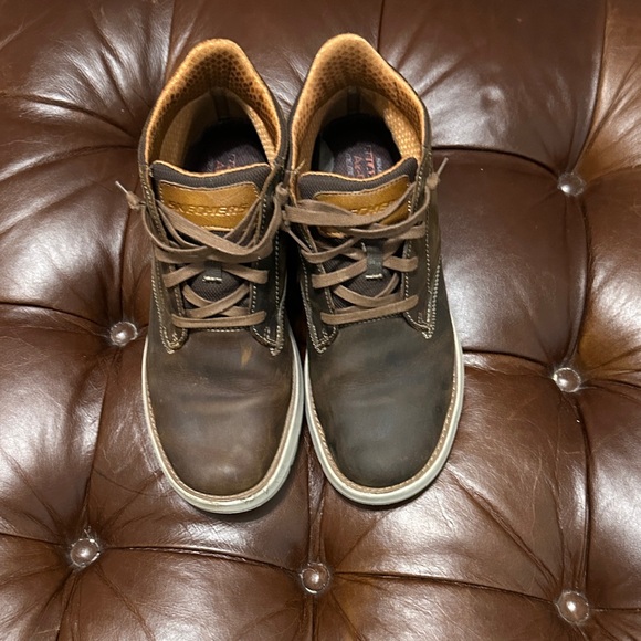Skechers Men's Brown Chukka Boots - Picture 1 of 4